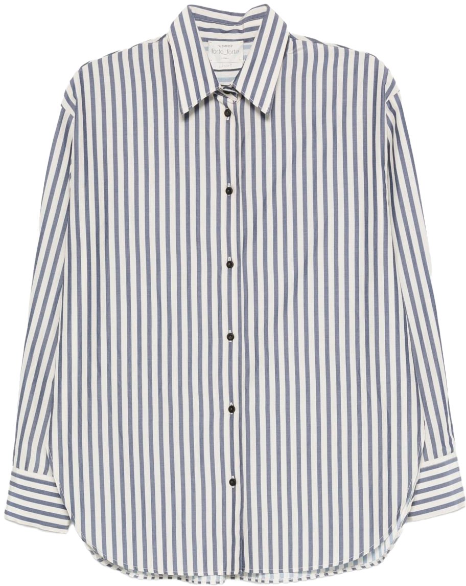Forte Forte Shirts Blue Blauw