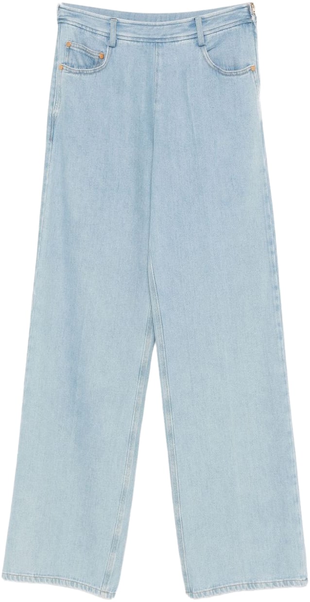 Forte Forte Jeans Clear Blue Blauw