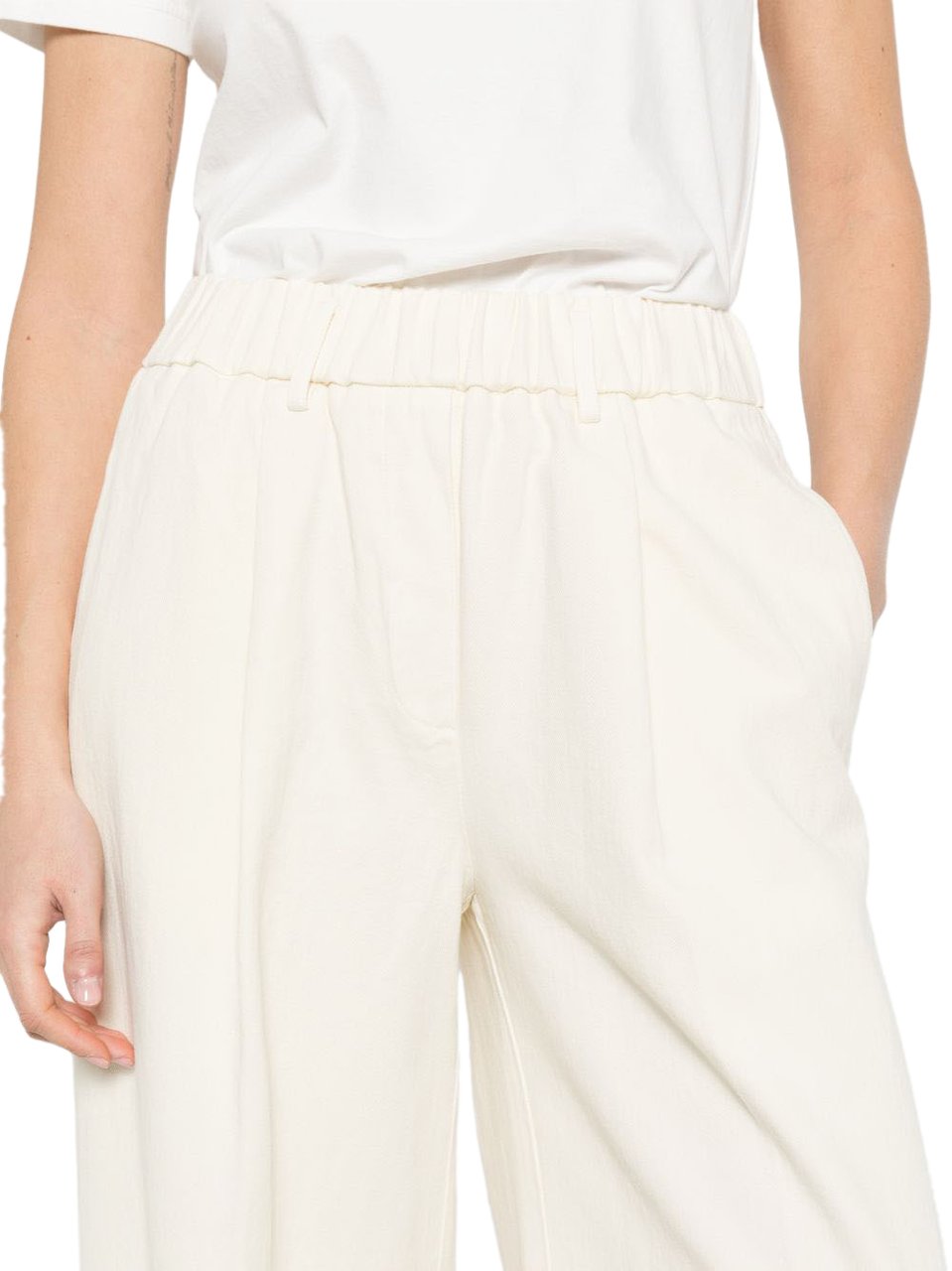 Forte Forte Trousers White Wit