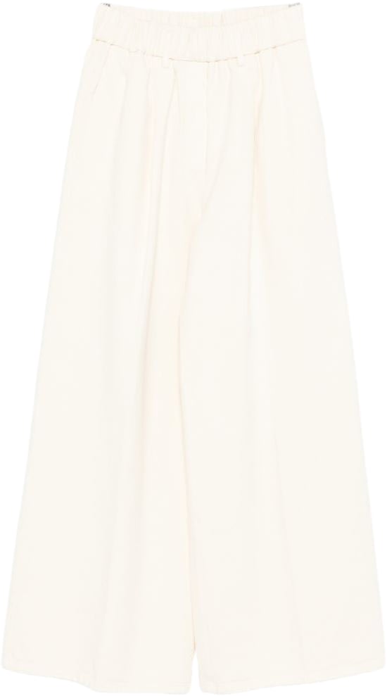 Forte Forte Trousers White Wit