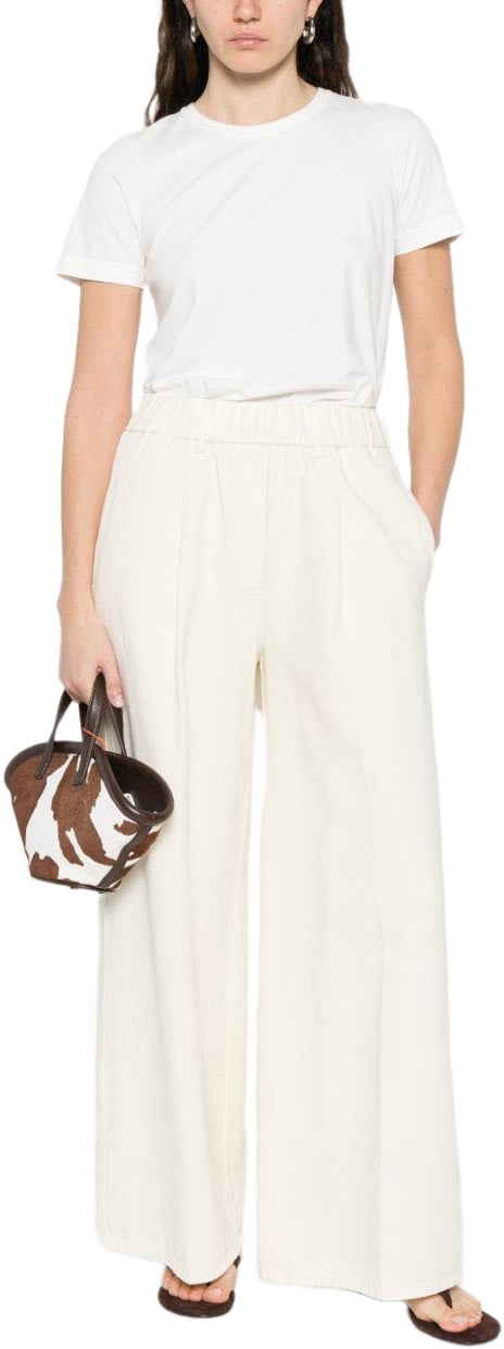 Forte Forte Trousers White Wit