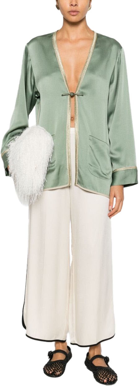 Forte Forte Trousers White Wit