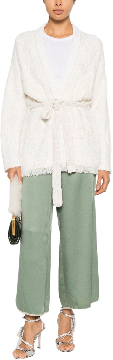 Forte Forte Trousers Green Groen