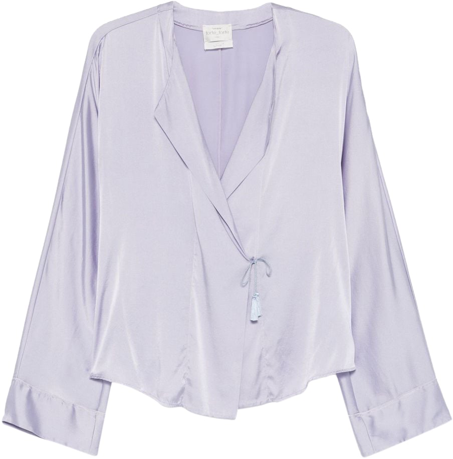 Forte Forte Shirts Lilac Paars