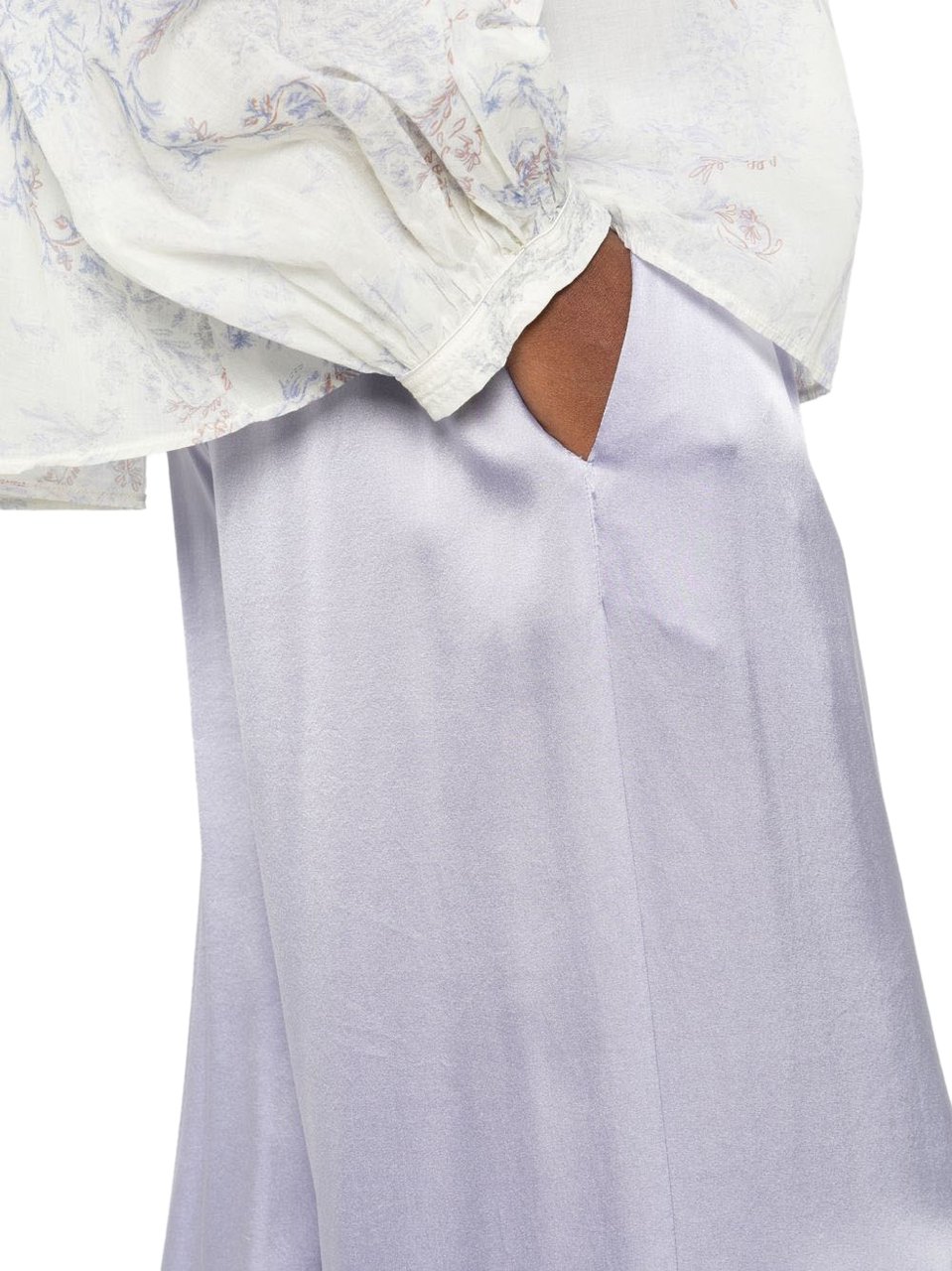 Forte Forte Trousers Lilac Paars