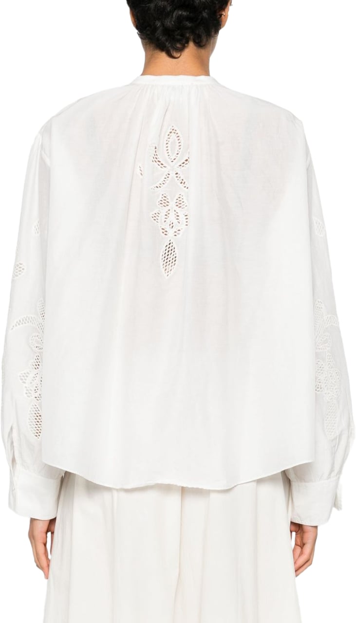 Forte Forte Shirts Ivory Wit