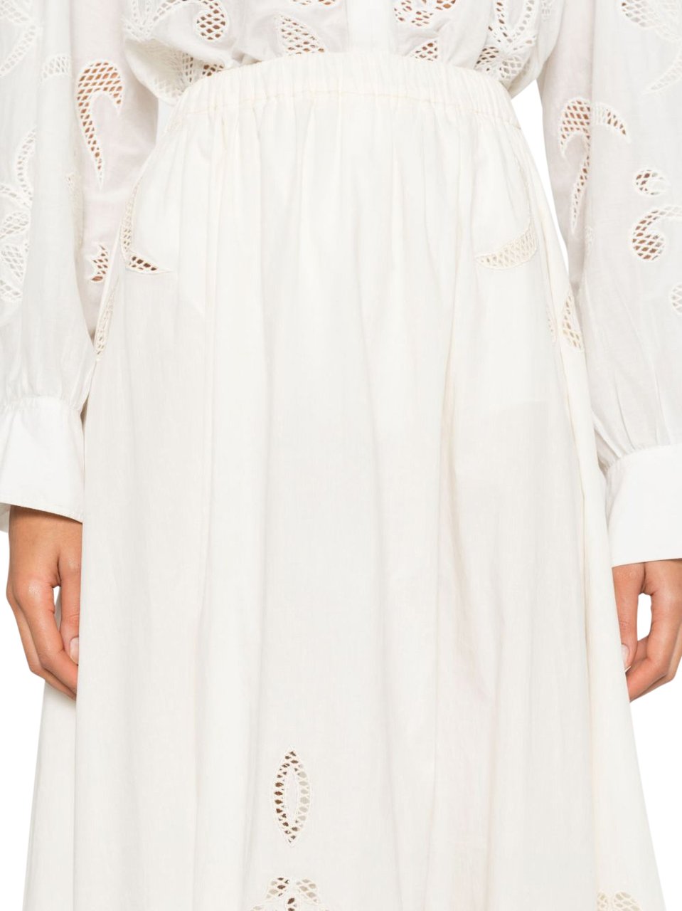 Forte Forte Skirts Ivory Wit