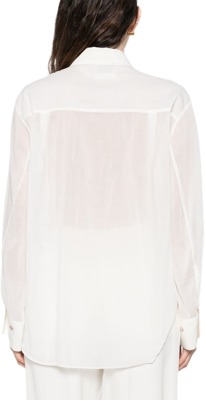 Forte Forte Shirts Bianco Wit