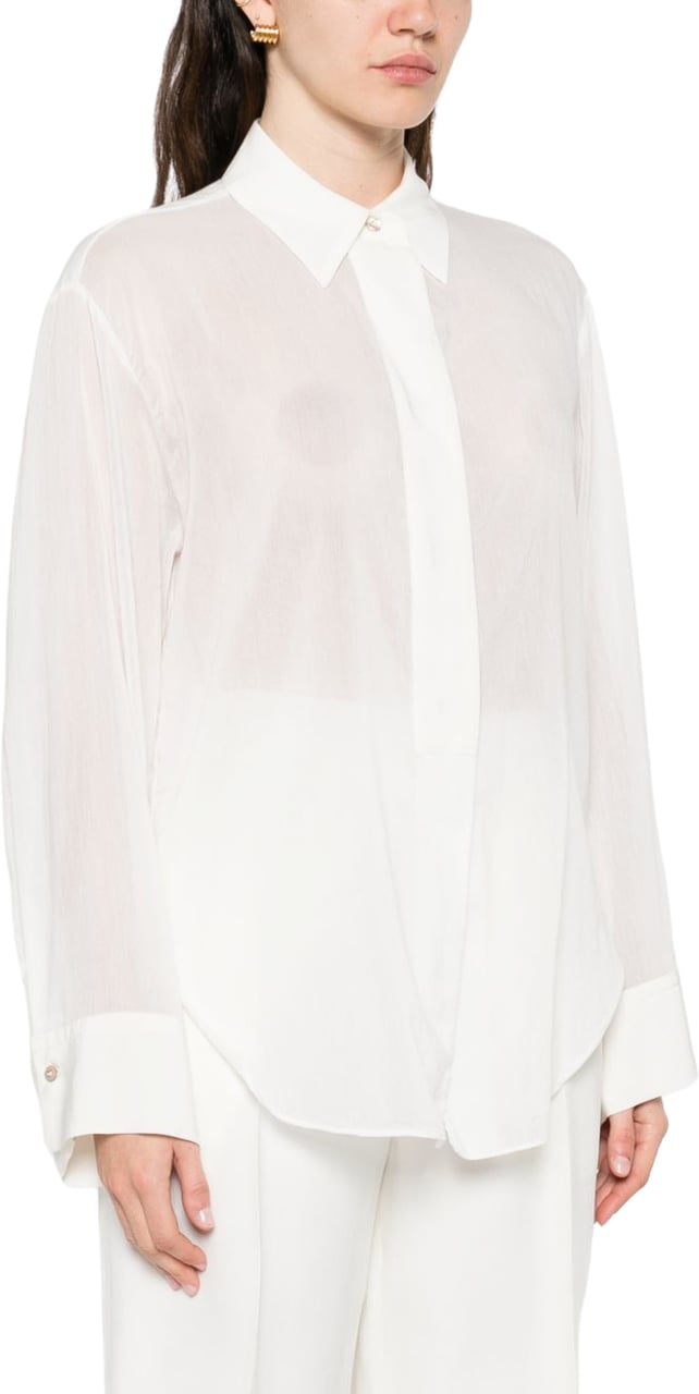 Forte Forte Shirts Bianco Wit