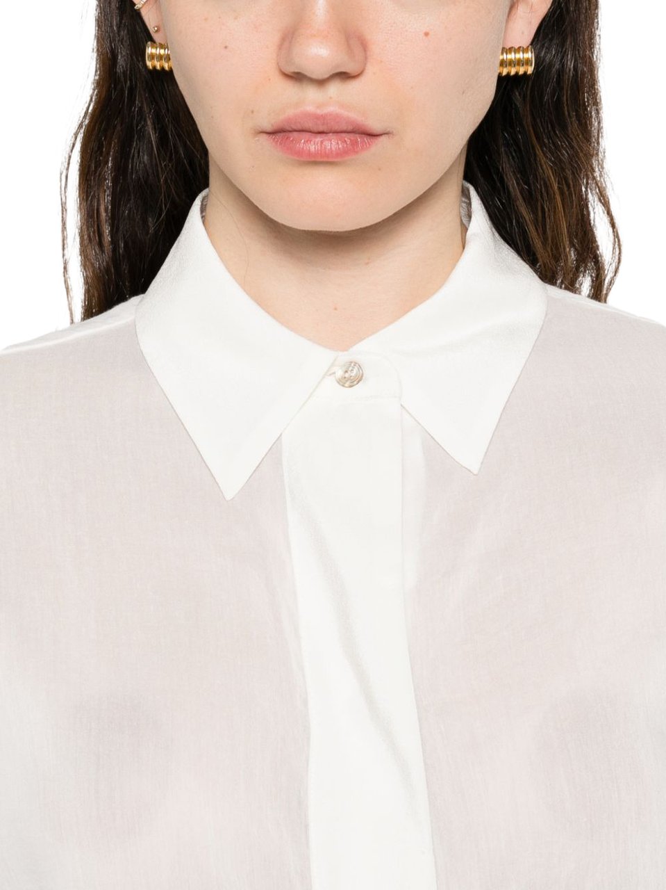 Forte Forte Shirts Bianco Wit