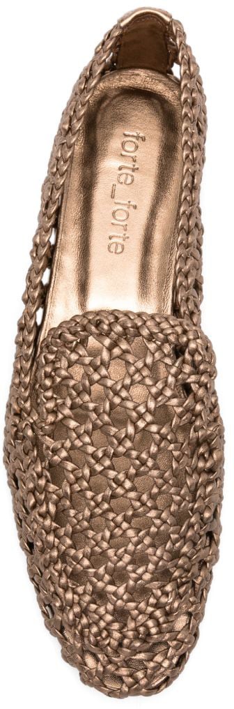 Forte Forte Flat Shoes Bronze Beige