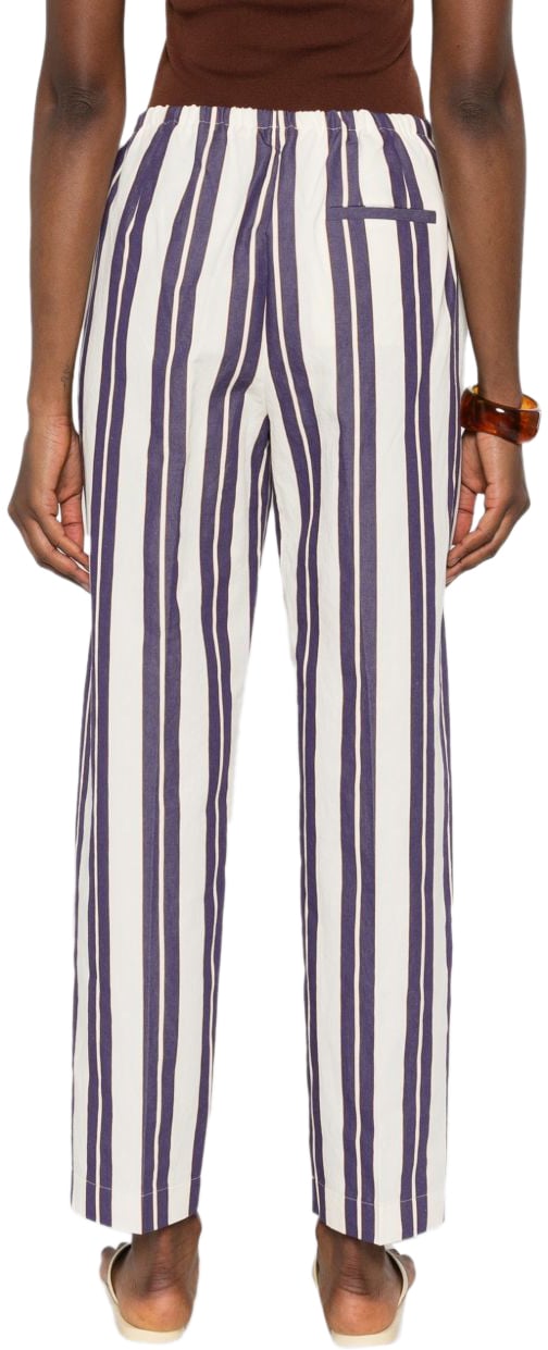 Forte Forte Trousers Navy Blauw
