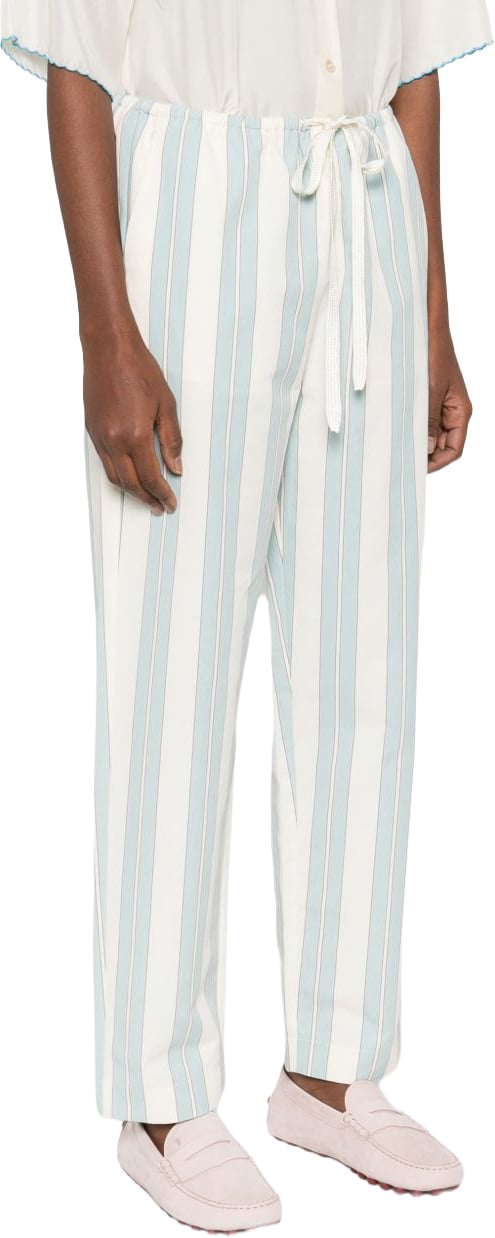 Forte Forte Trousers Azzurro Wit