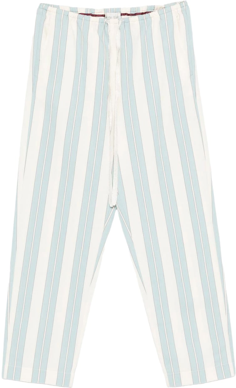 Forte Forte Trousers Clear Blue Blauw