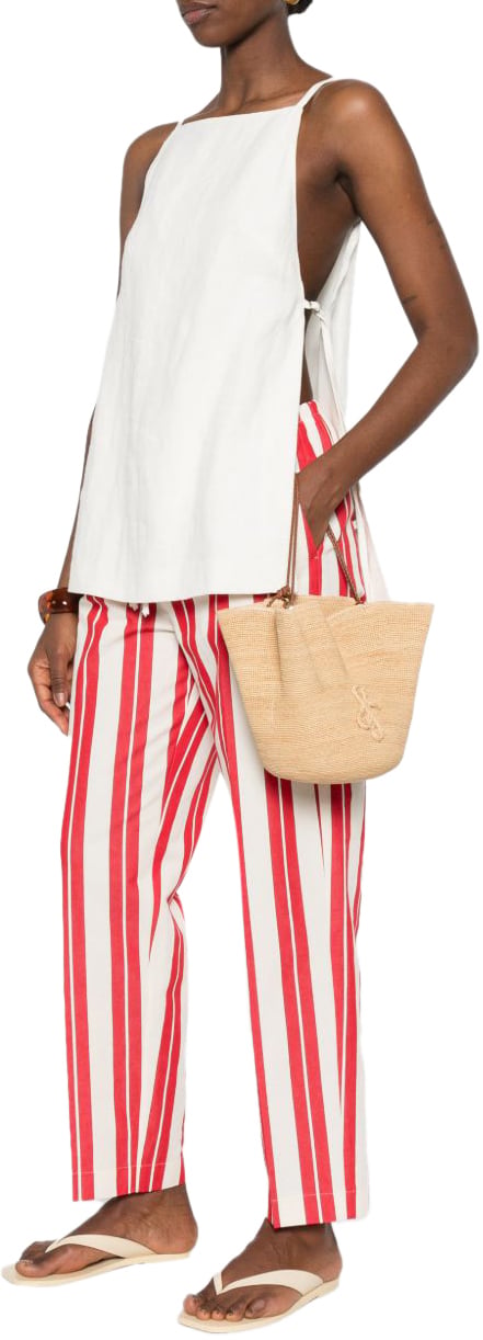 Forte Forte Trousers Red Rood