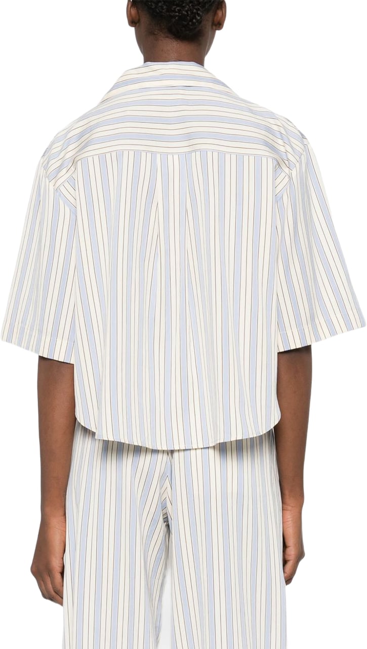 Forte Forte Shirts Azzurro Wit