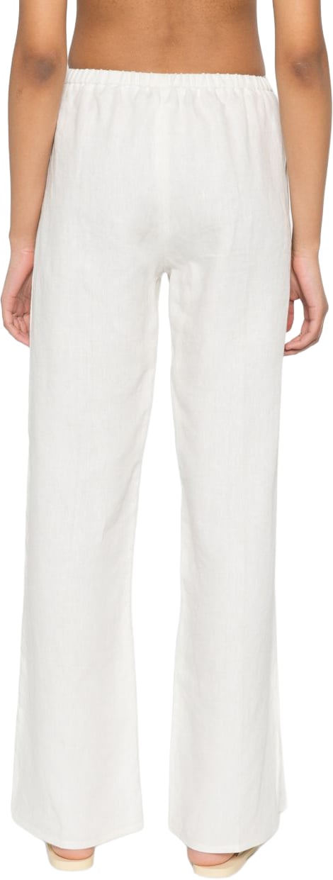 Forte Forte Trousers Bianco Wit