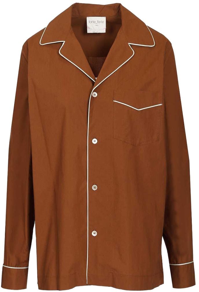 Forte Forte Shirts Brown Bruin