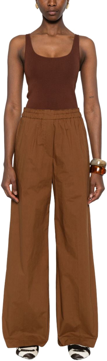 Forte Forte Trousers Brown Bruin