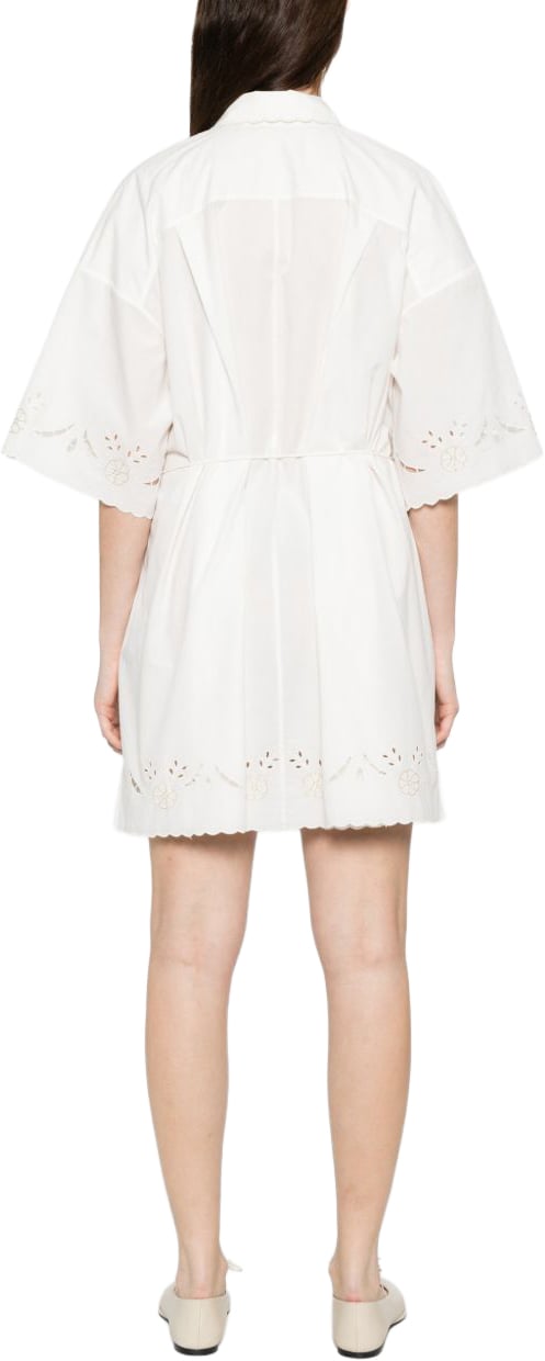 Forte Forte Dresses Bianco Wit