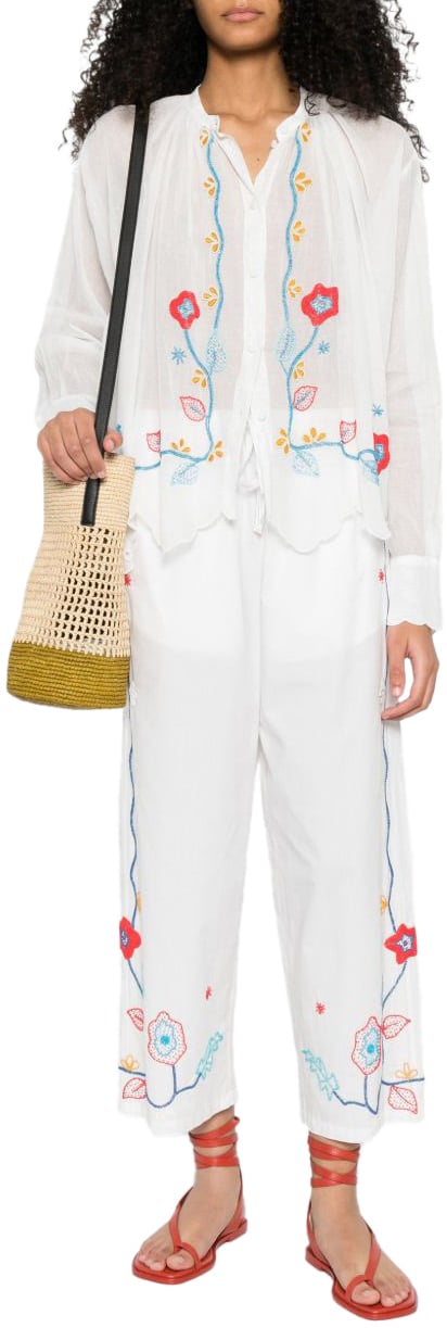 Forte Forte Trousers White Wit