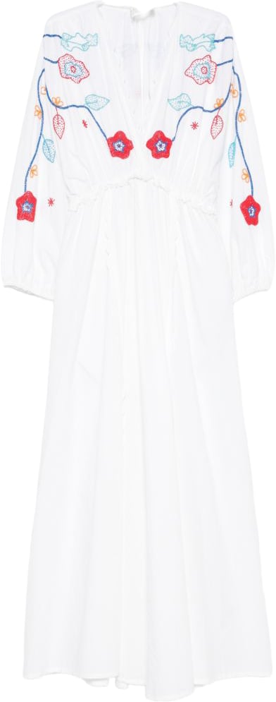 Forte Forte Dresses Bianco Wit
