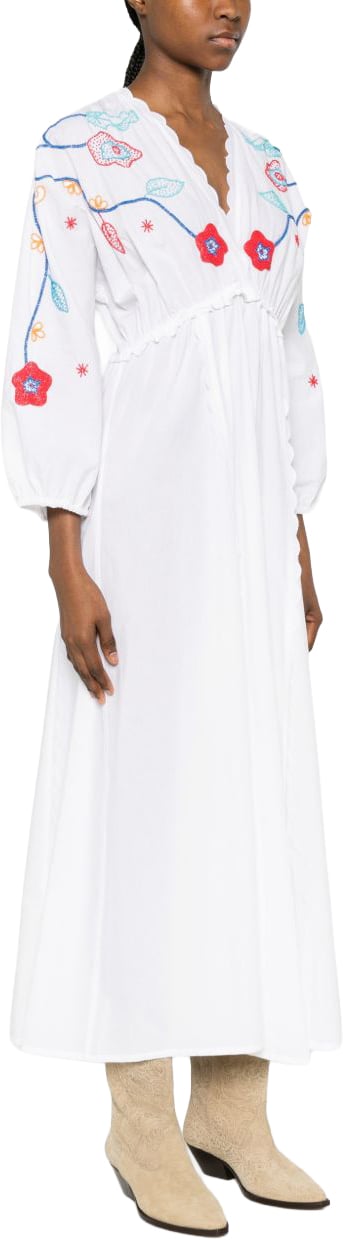 Forte Forte Dresses Bianco Wit