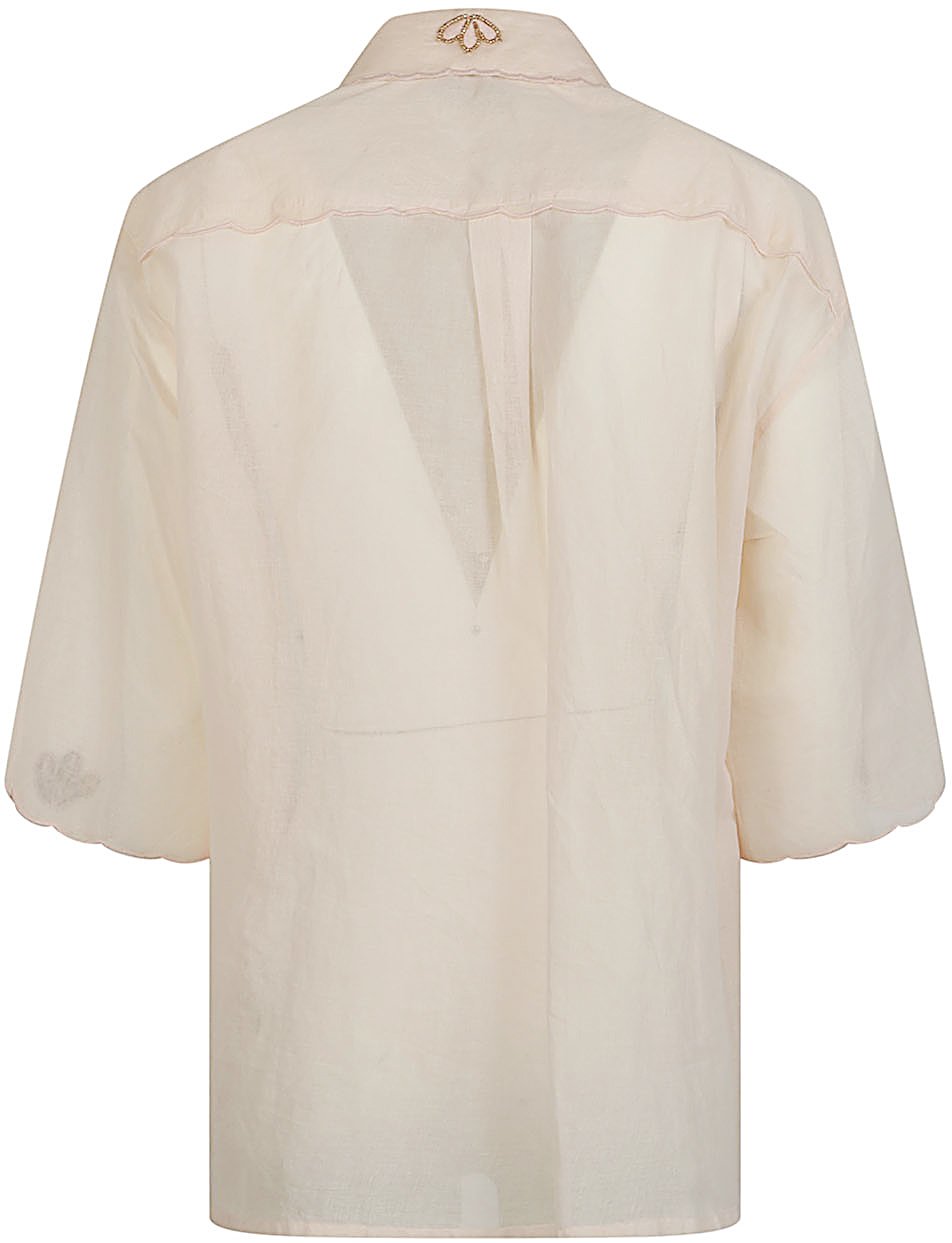Forte Forte Shirts Powder Wit