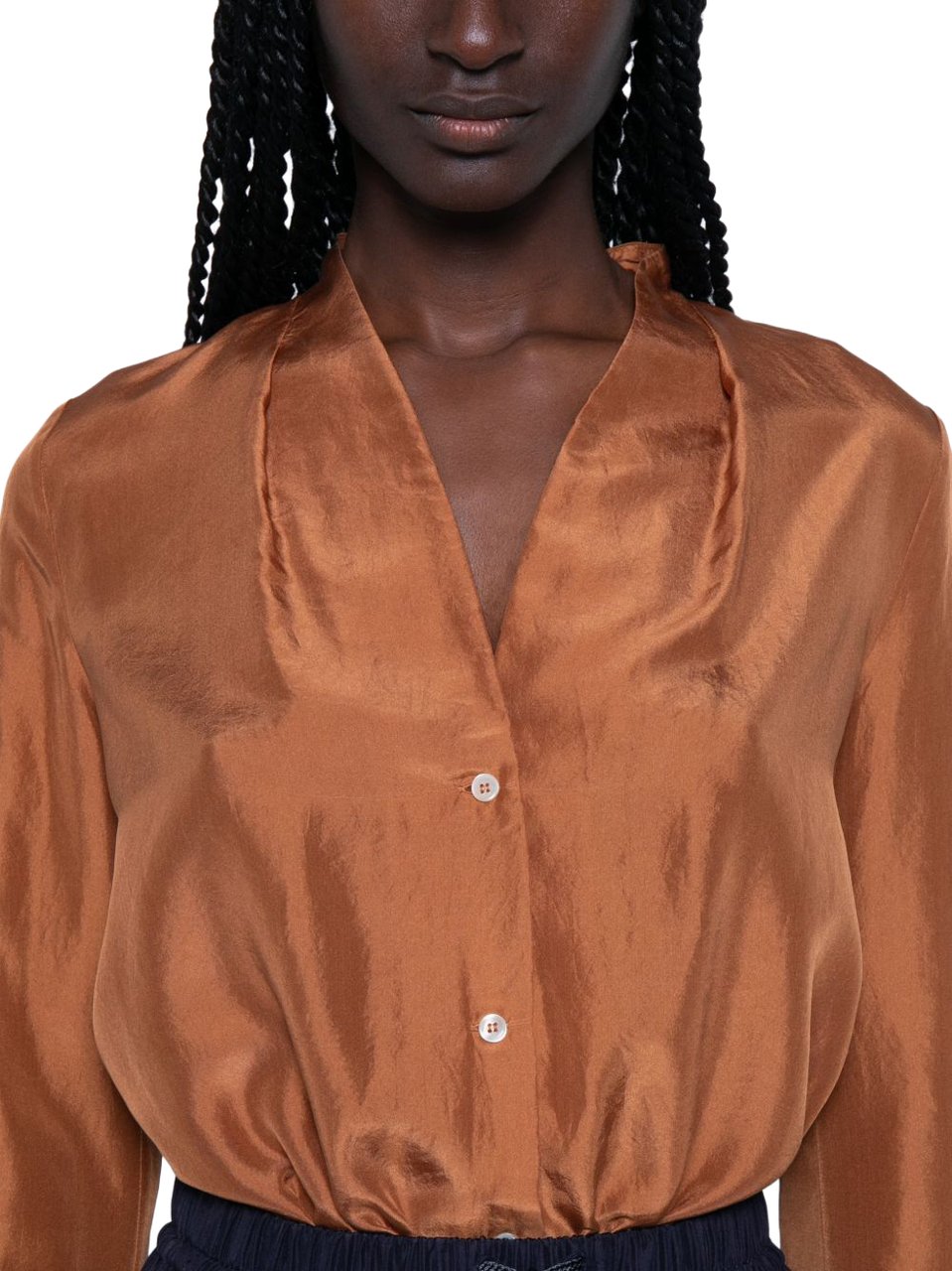 Forte Forte Shirts Bronzo Bruin