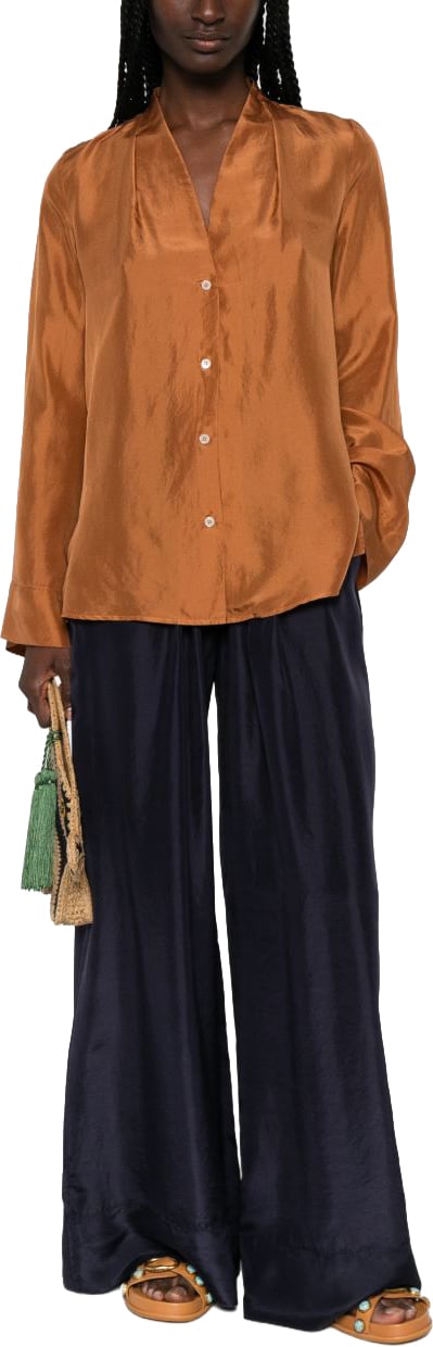 Forte Forte Shirts Bronzo Bruin