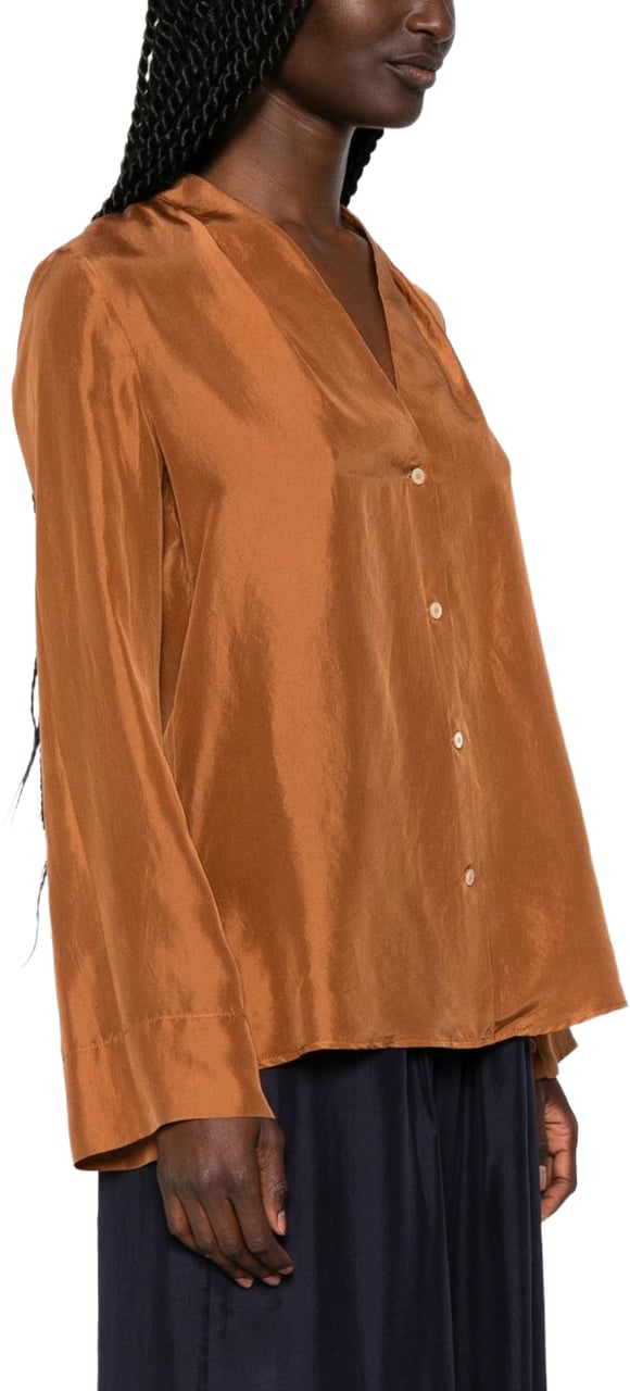 Forte Forte Shirts Bronzo Bruin