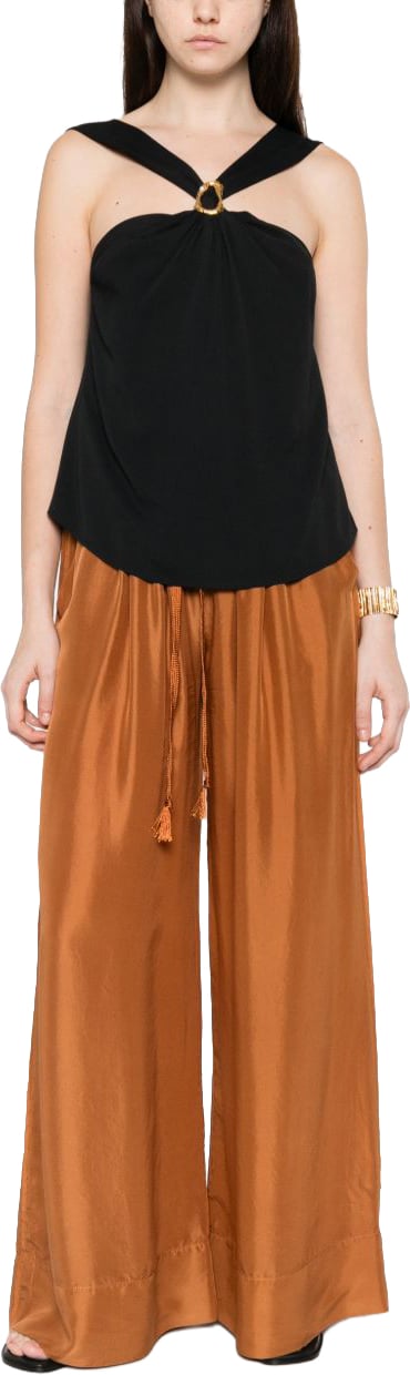 Forte Forte Trousers Bronze Bruin