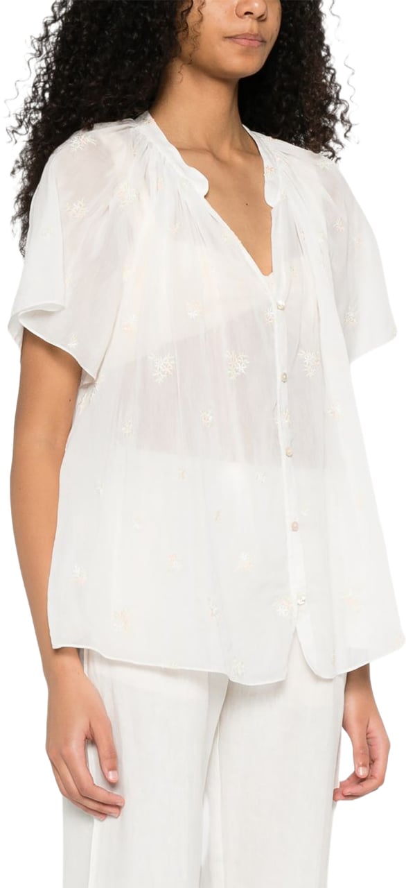 Forte Forte Shirts Avorio Wit
