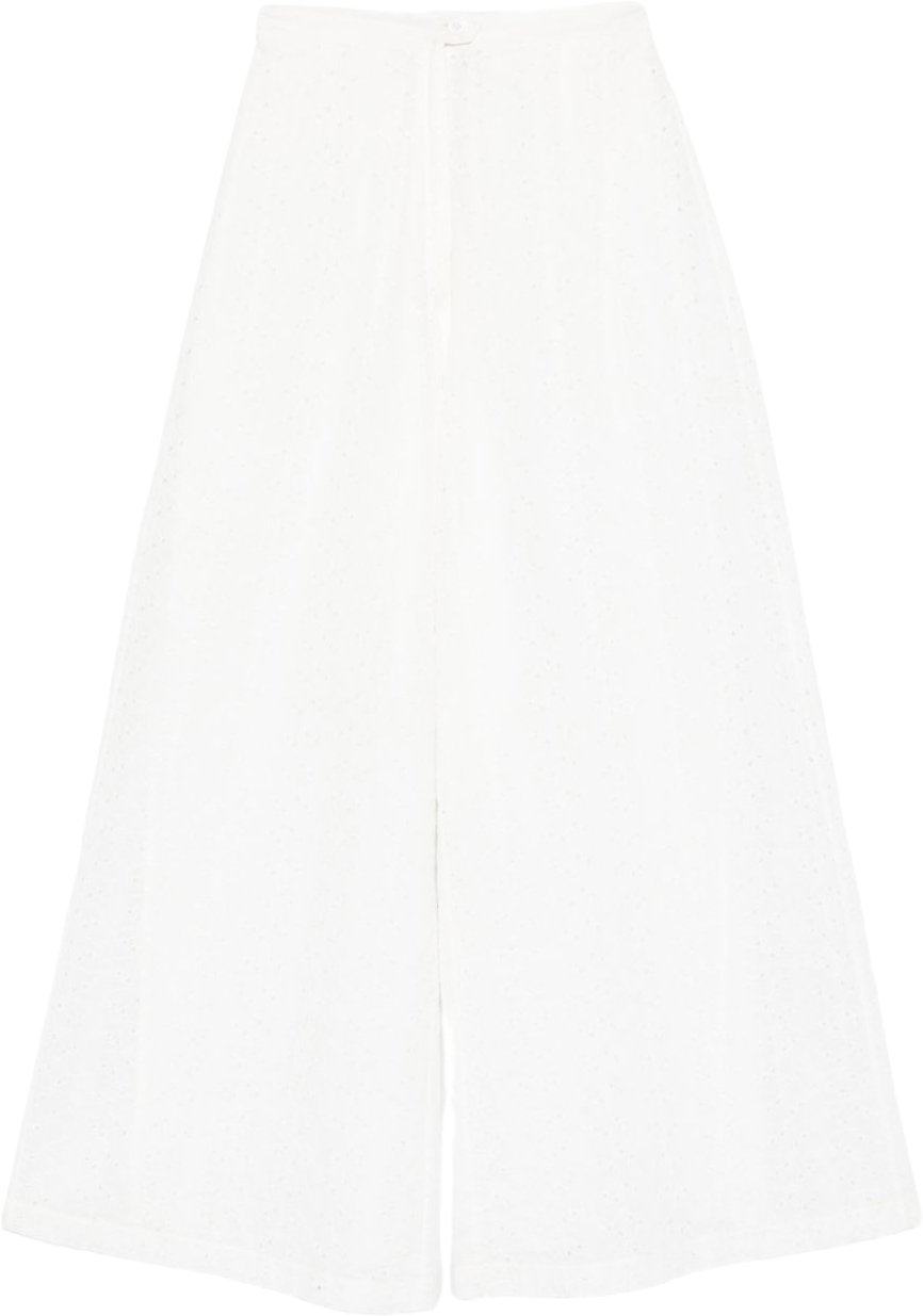 Forte Forte Trousers White Wit