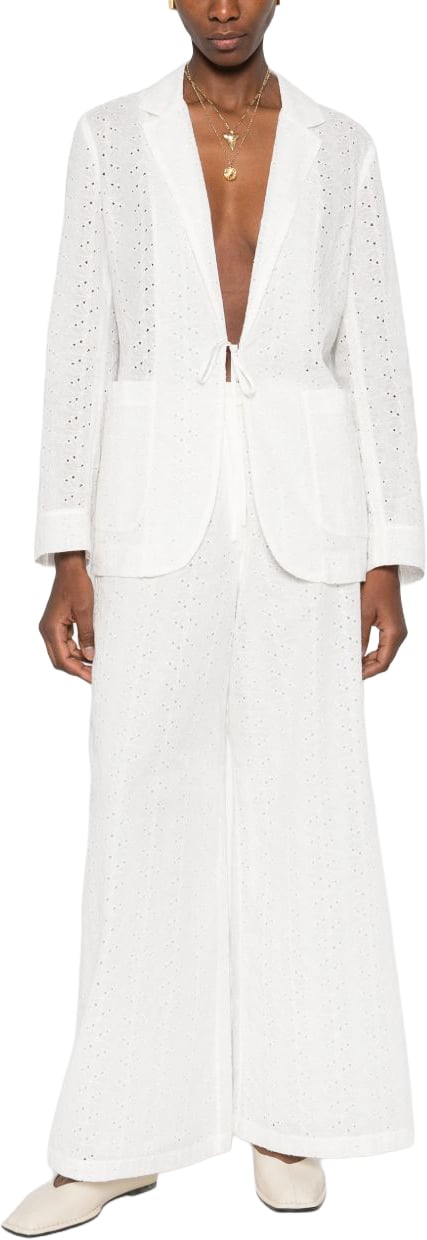 Forte Forte Trousers White Wit