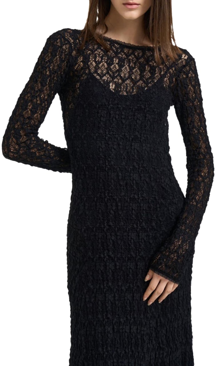 Forte Forte Dresses Nero Zwart
