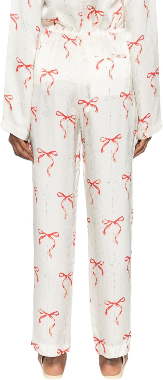 Forte Forte Trousers Rosso Wit