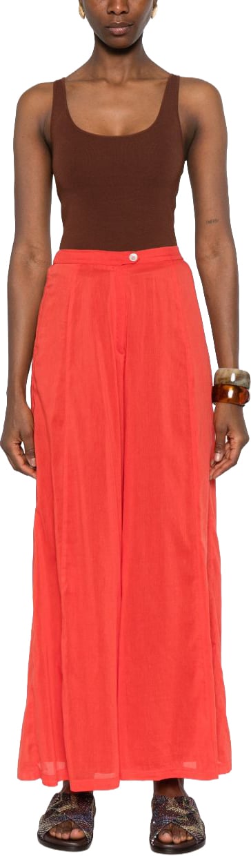 Forte Forte Trousers Red Rood