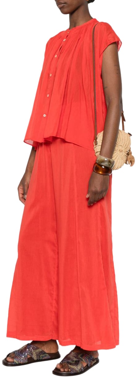 Forte Forte Trousers Red Rood