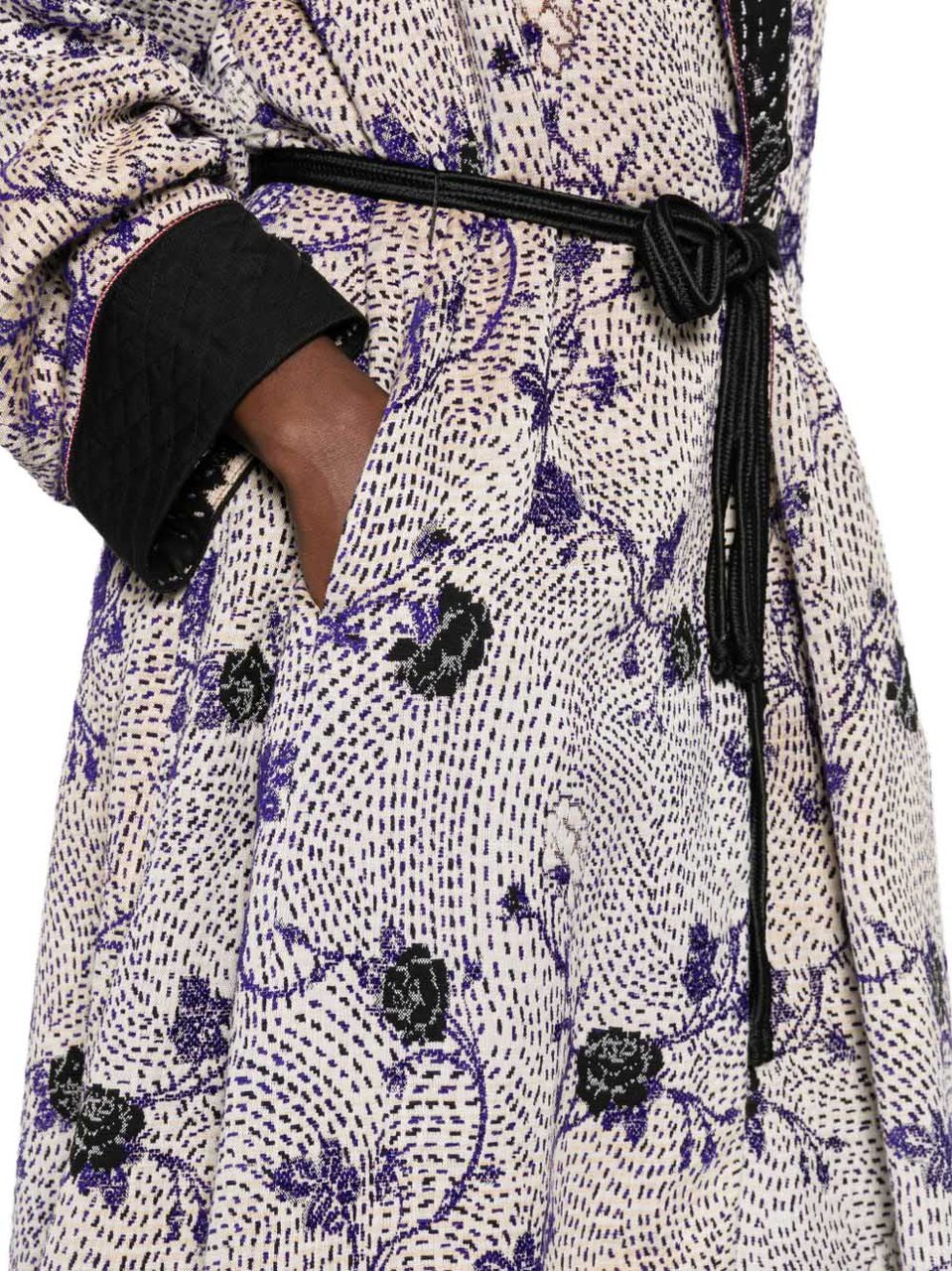 Forte Forte Coats Navy Wit