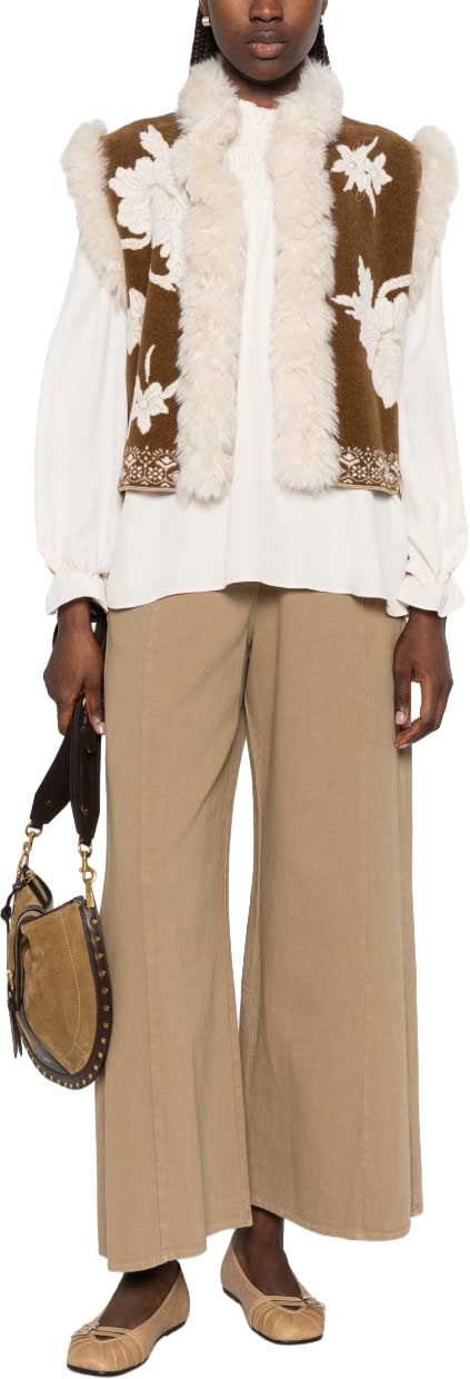 Forte Forte Trousers Beige Beige