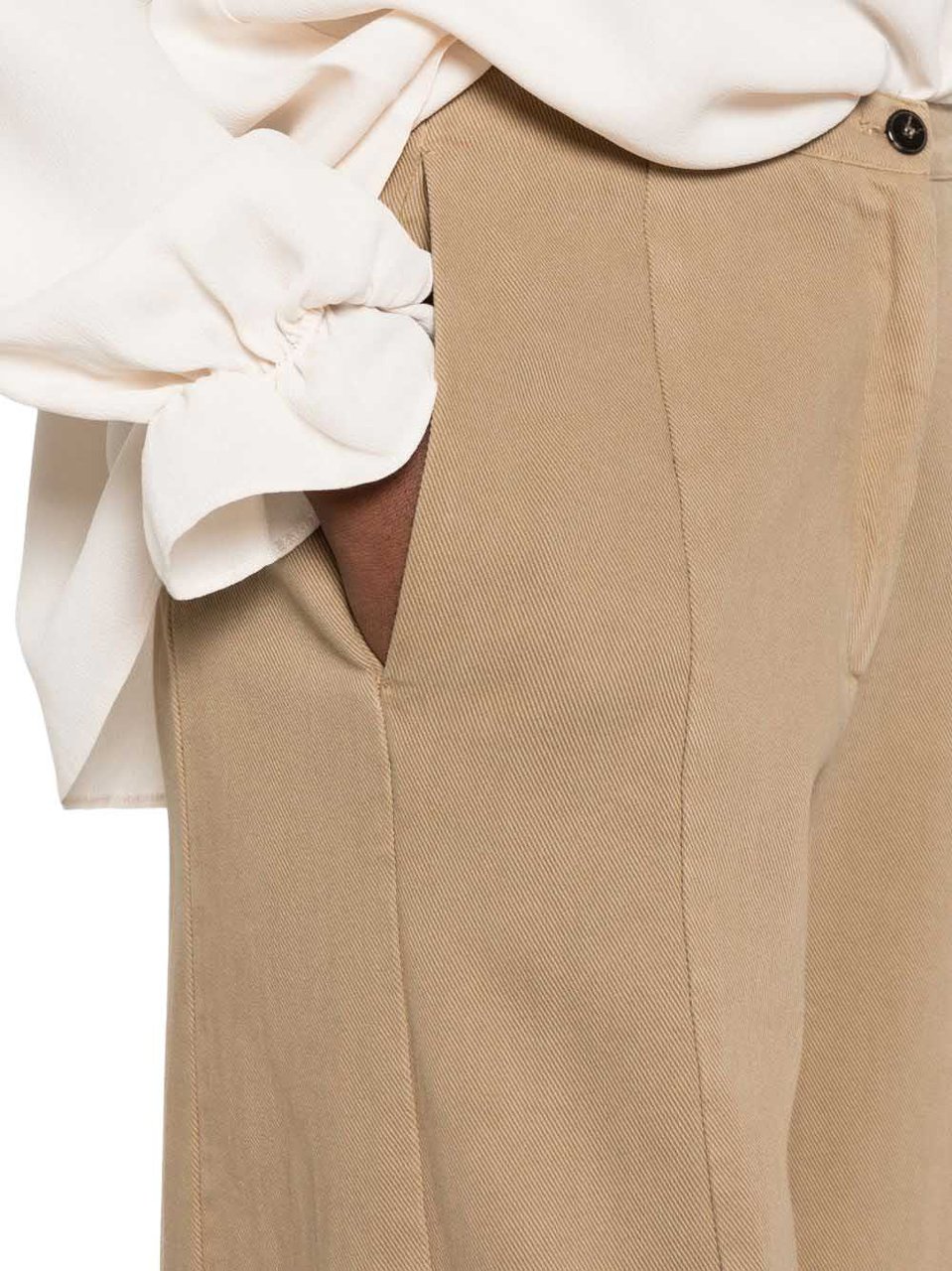 Forte Forte Trousers Beige Beige