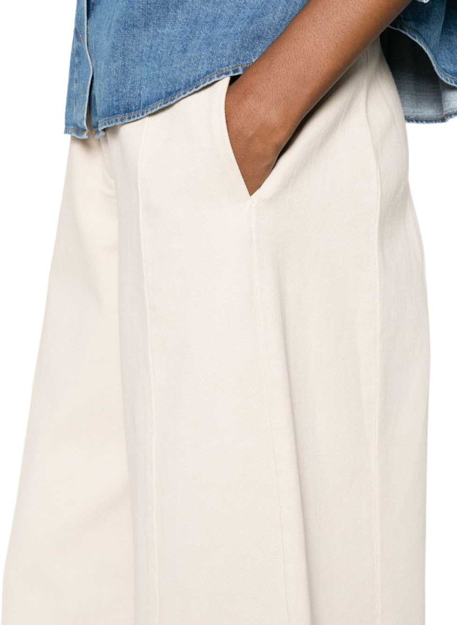 Forte Forte Trousers Avorio Wit