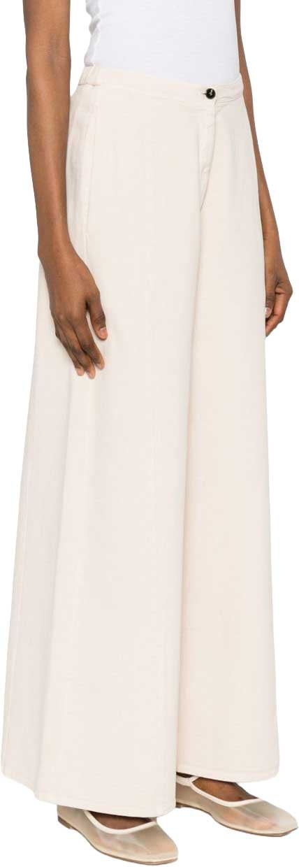 Forte Forte Trousers Avorio Wit
