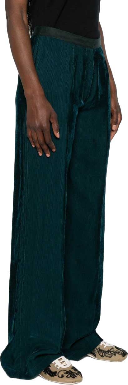 Forte Forte Trousers Green Groen