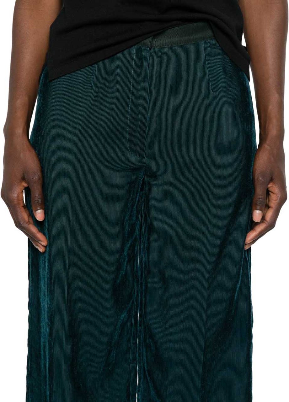 Forte Forte Trousers Green Groen