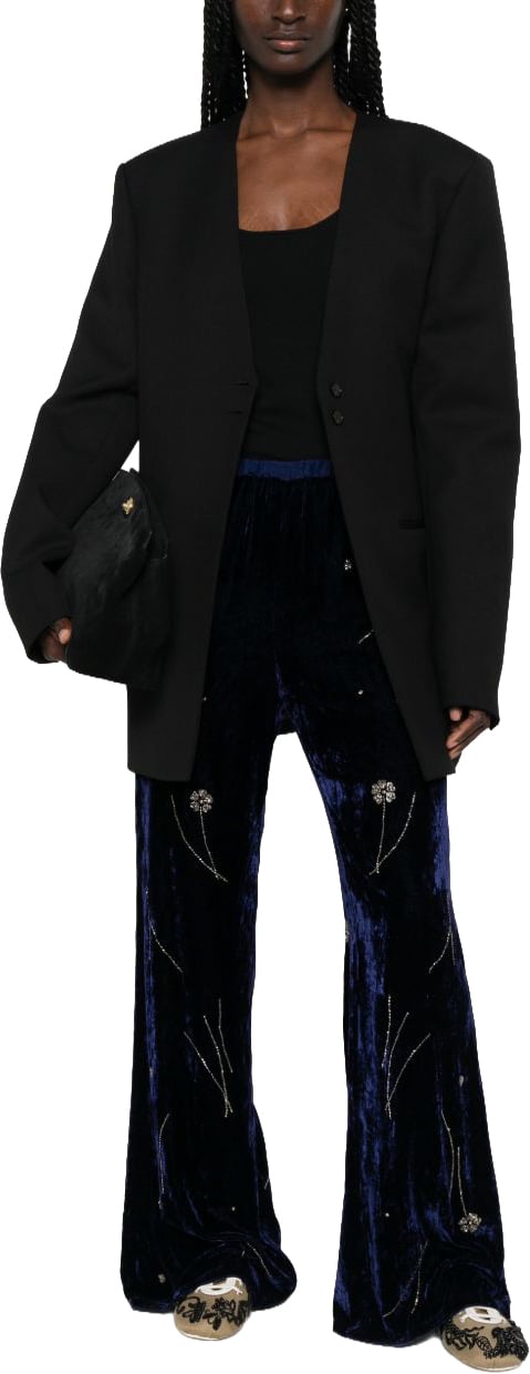 Forte Forte Trousers Navy Navy