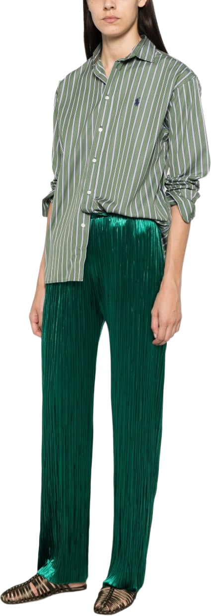Forte Forte Trousers Green Groen