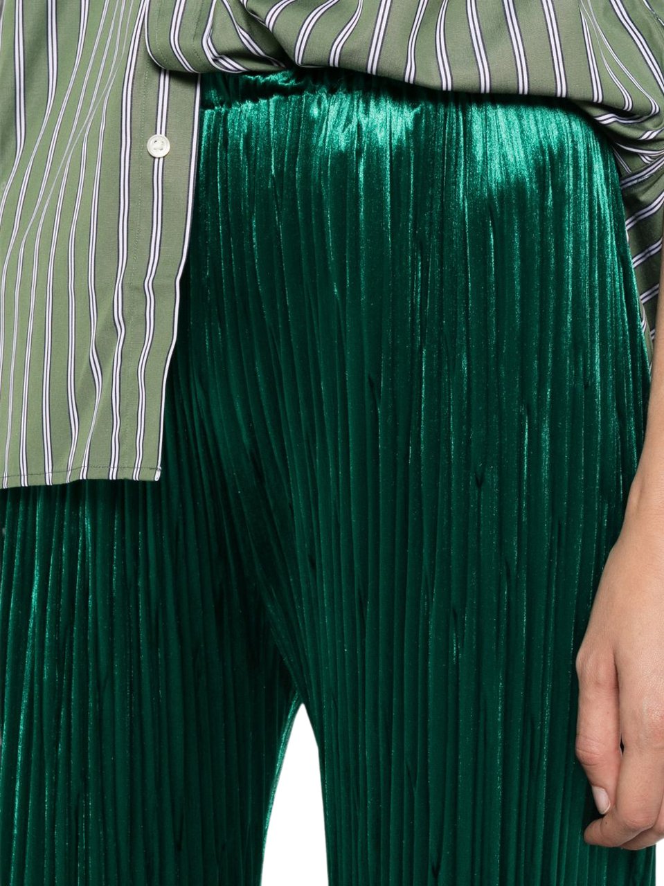 Forte Forte Trousers Green Groen
