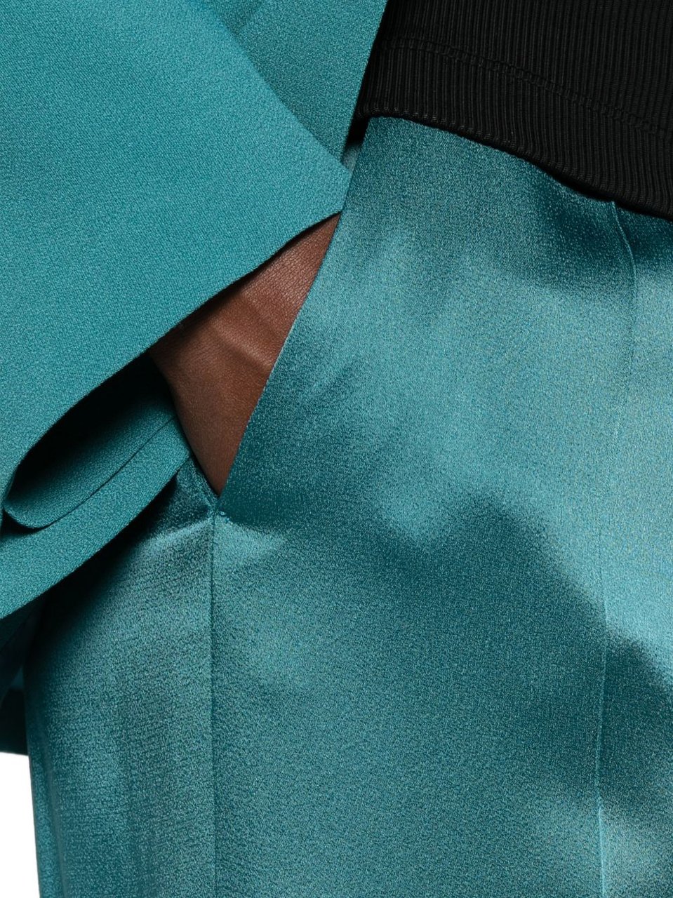 Forte Forte Trousers Green Navy
